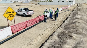 إقامة مشاريع شبكات المياه وتحديث الشبكات الحالية في محافظة البريمي