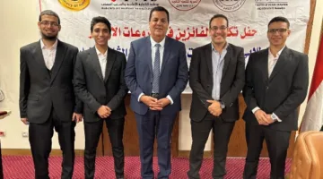 جامعة بني سويف التكنولوجية تكرم الفائزين بمشاريع الإبداع الطلابي