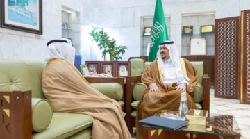 نائب أمير الرياض يستقبل رئيس الهيئة العامة لعقارات الدولة
