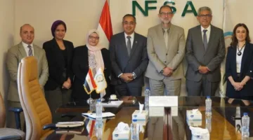 رئيس الهيئة القومية لسلامة الغذاء يستقبل وفدًا من كلية التعليم المستمر في الجامعة الأمريكية بالقاهرة
