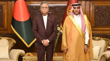 سفير المملكة العربية السعودية لدى بنغلاديش يسلم أوراق اعتماده للرئيس البنغالي