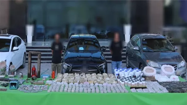 بتكلفة 65 مليون جنيه: القبض على عنصرين خطرين بحوزتهما مجموعة من المخدرات بتكلفة 65 مليون جنيه: القبض على عنصرين خطرين بحوزتهما مجموعة من المخدرات