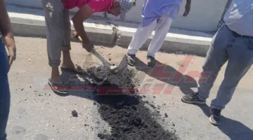 إعادة تأهيل الأنفاق والجسور العلوية في رافد بلطيم الساحلي بكفر الشيخ