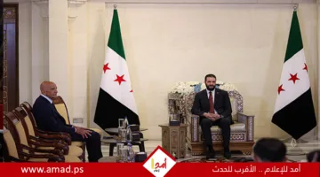 الشرع يستقبل المندوب الأمريكي في دمشق