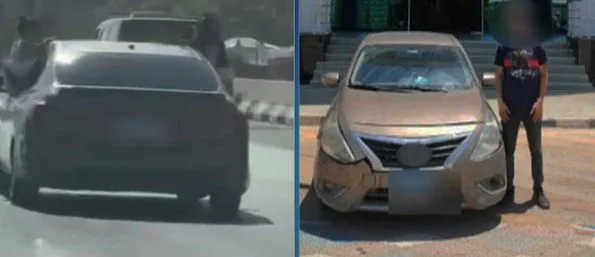 وزارة الداخلية توضح تفاصيل جلوس أطفال على نوافذ سيارة أثناء السير في الجيزة | فيديو