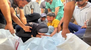 استشهاد أم وثلاثة من أطفالها إثر قصف الاحتلال في خان يونس