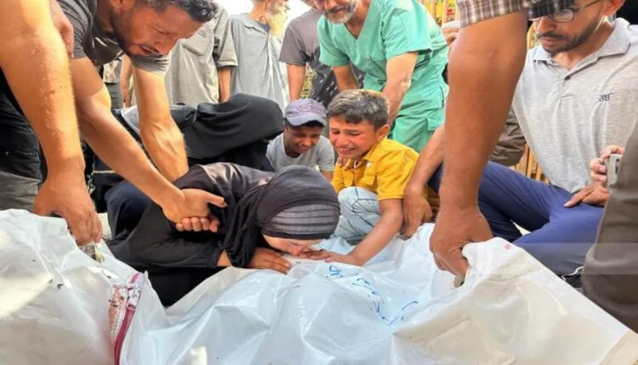 استشهاد أم وثلاثة من أطفالها إثر قصف الاحتلال في خان يونس