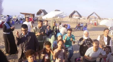 فعالية ترفيهية لذوي الهمم على شاطئ النخيل في رأس البر