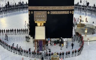 انطلاق فعاليات غسل الكعبة المشرفة