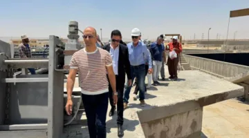 رئيس جهاز القاهرة الجديدة يشارك في التشغيل التجريبي لمحطة معالجة المياه العادمة بسعة 80 ألف م³ يوميًا بعد تحديثها.