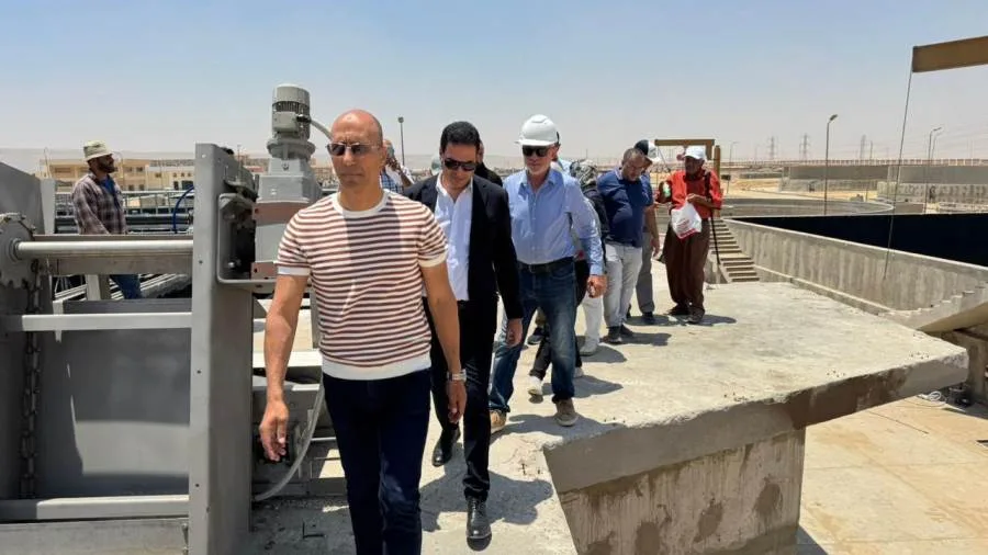 رئيس جهاز القاهرة الجديدة يشارك في التشغيل التجريبي لمحطة معالجة المياه العادمة بسعة 80 ألف م³ يوميًا بعد تحديثها.