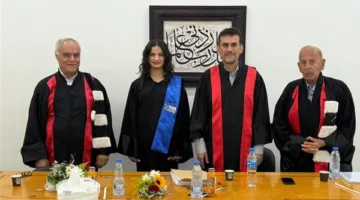 تهنئة للطالبة أماني نبيل زبيب بمناسبة حصولها على درجة الماجستير في علم النفس الإكلينيكي