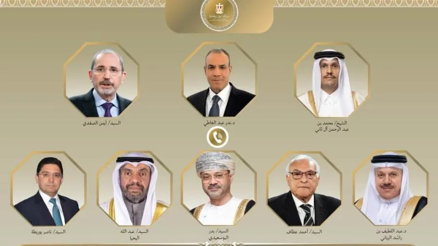 مكالمات هاتفية بين وزير الخارجية ونظرائه في قطر والأردن والبحرين والجزائر وعمان والكويت والمغرب