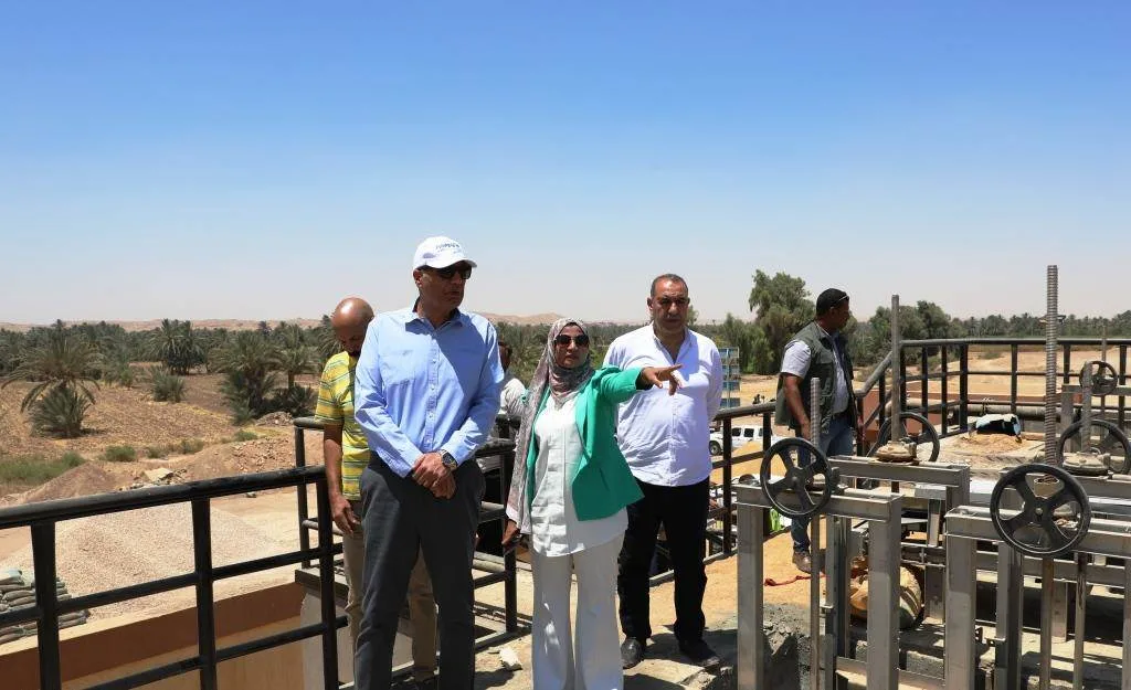 محافظ أسوان يزور مشروع محطة معالجة مياه الصرف الصحي في قرية الطوناب محافظ أسوان يزور مشروع محطة معالجة مياه الصرف الصحي في قرية الطوناب