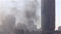 حريق صغير بالقرب من فندق معروف على ضفاف النيل في القاهرة