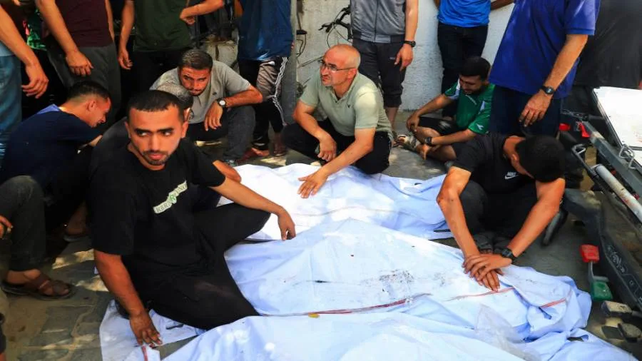 وزارة الصحة الفلسطينية: 57 ألف شهيد و137 ألف مصاب منذ 7 أكتوبر 2023 وزارة الصحة الفلسطينية: 57 ألف شهيد و137 ألف مصاب منذ 7 أكتوبر 2023