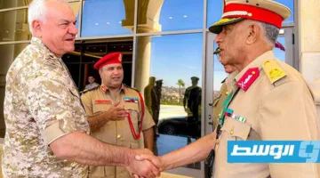 التميمي يستعرض مع رئيس الأركان الأردني سبل تعزيز التعاون العسكري