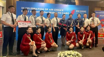 طيران Air China يبدأ رحلاته إلى مطار القاهرة الدولي لأول مرة