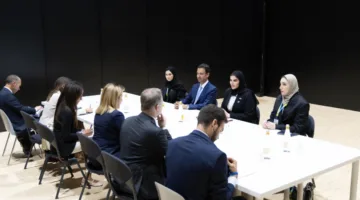 وزير الدولة للتعاون الدولي يلتقي مع وكيل وزارة الخارجية والتعاون الدولي الإيطالية