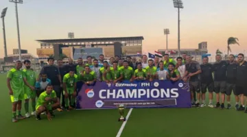 منتخب مصر للهوكي يحصد لقب البطولة الدولية الودية بعد انتصاره على عمان