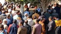 جنازة طالب توفي إثر إصابته بحجر في المنوفية