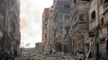 انهيار مبنى ملغوم فوق جنود إسرائيليين في غزة