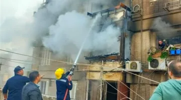 إطفاء حريق في شقة سكنية بالجيزة دون تسجيل إصابات