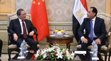 مدبولي ورئيس مجلس الدولة الصيني يقودان اجتماعًا لبحث القضايا المشتركة