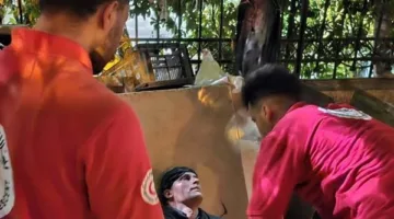 استجابة سريعة لفِرَق الطوارئ من الهلال الأحمر لحريق صغير بالقرب من سنترال رمسيس