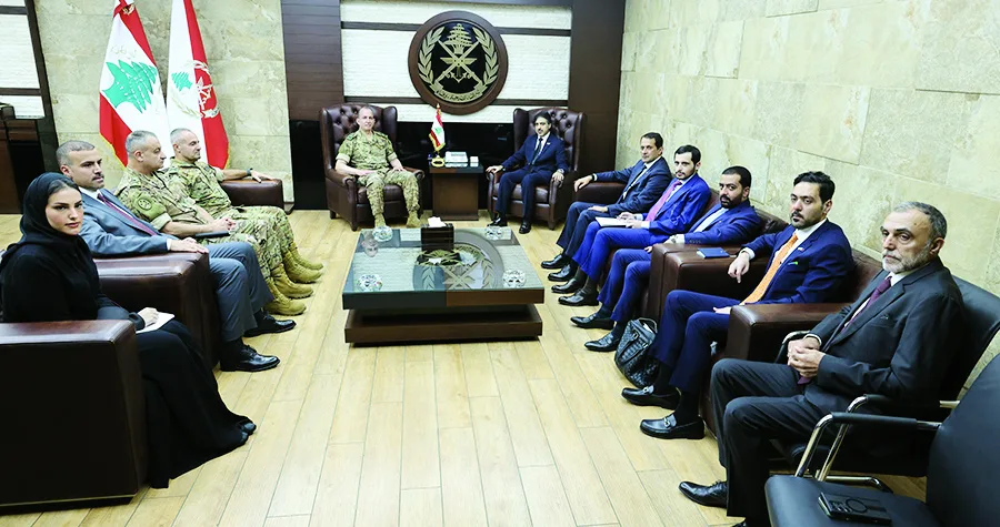 قائد الجيش: لبنان يقدّر جهود قطر في دعم القوات المسلحة قائد الجيش: لبنان يقدّر جهود قطر في دعم القوات المسلحة