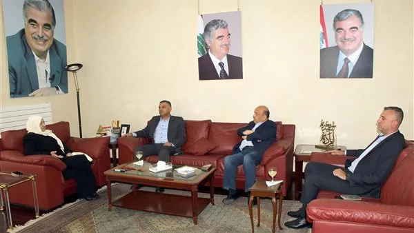 بهية الحريري ناقشت الأوضاع الأمنية مع العميد حرب والمقدم الحاج شحادة