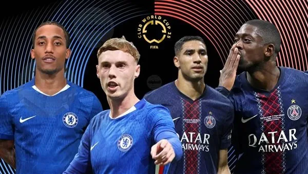 موعد مباراة كأس العالم للأندية بين باريس سان جيرمان وتشيلسي
