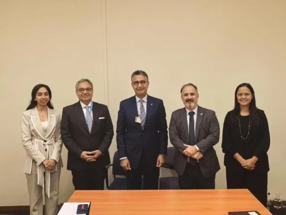 وزير التموين يجتمع مع مديرة المعهد الوطني للقياس والجودة والتكنولوجيا في البرازيل وزير التموين يجتمع مع مديرة المعهد الوطني للقياس والجودة والتكنولوجيا في البرازيل