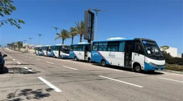 مدينة العلمين الجديدة تسير نحو المستقبل.. بدء التشغيل التجريبي للخطوط الرئيسية للنقل الداخلي.