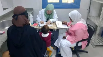 فحص 195 شخصًا في إطار قافلة “حياة كريمة” الطبية في شمال سيناء