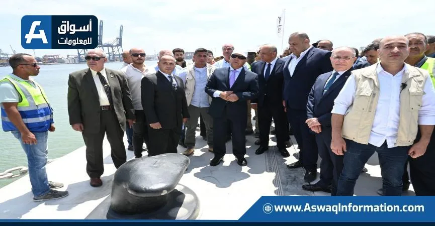 وزير النقل يزور مشروعات مينائي الإسكندرية والدخيلة، بما في ذلك محطة لتخزين الحبوب وزير النقل يزور مشروعات مينائي الإسكندرية والدخيلة، بما في ذلك محطة لتخزين الحبوب