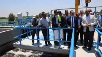 نائب وزير الإسكان: تعزيز وتوسيع خدمات الصرف الصحي في 31 منطقة ريفية بمحافظة المنوفية