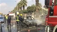 نجاة مسؤول في مجلس الوزراء وسائقه من حريق سيارة في الجيزة: التفاصيل