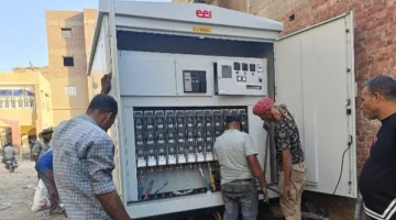 تفعيل خدمة الكهرباء بالكامل في شبرامنت واستكمال أعمال إصلاح وتركيب المحول الجديد.