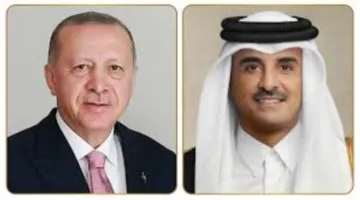 أمير قطر يجري محادثة هاتفية مع الرئيس التركي