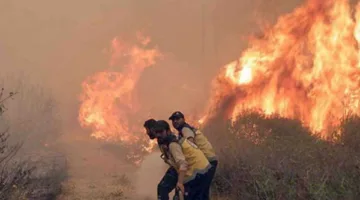 سوريا: حرائق هائلة في ريف اللاذقية وجهود إقليمية لمكافحة النيران