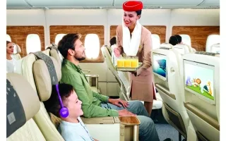 «طيران الإمارات» تصدرت قائمة أفضل العلامات التجارية العالمية الموصى بها.