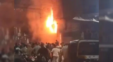 رعاية الله تخلص مدينة بني سويف من حريق في المنطقة التجارية