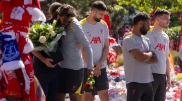 محمد صلاح ينعى جوتا.. وليفربول يخلد الرقم 20 للأبد