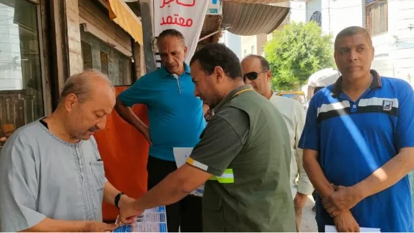 قوافل المياه تستمر في نشاطها في مدن وقرى الجيزة