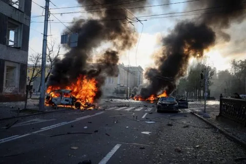 روسيا أطلقت 623 طائرة مسيرة وصاروخًا تجاه أوكرانيا خلال الليل روسيا أطلقت 623 طائرة مسيرة وصاروخًا تجاه أوكرانيا خلال الليل