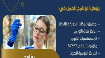 تنسيق الجامعات 2025 | اكتشف برنامج التكنولوجيا الحيوية الجزيئية في كلية العلوم بجامعة حلوان