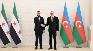 علييف يجتمع بالشرع في باكو، ومصدر دبلوماسي في دمشق يؤكد حدوث مفاوضات مباشرة بين مسؤول سوري وآخر إسرائيلي هناك.