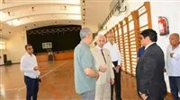 نائب رئيس جامعة أسيوط يزور مواقع تطوير بعض مرافق القرية الأوليمبية