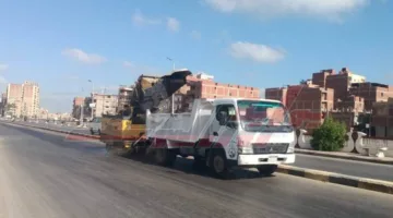 حملات تنظيف شاملة في مدينة كفر الشيخ